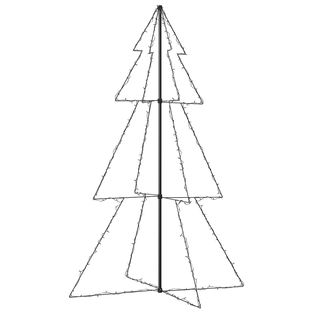 Weihnachtsbaum In Kegelform 240 Leds Indoor Outdoor 118X180 Cm Warmweiß