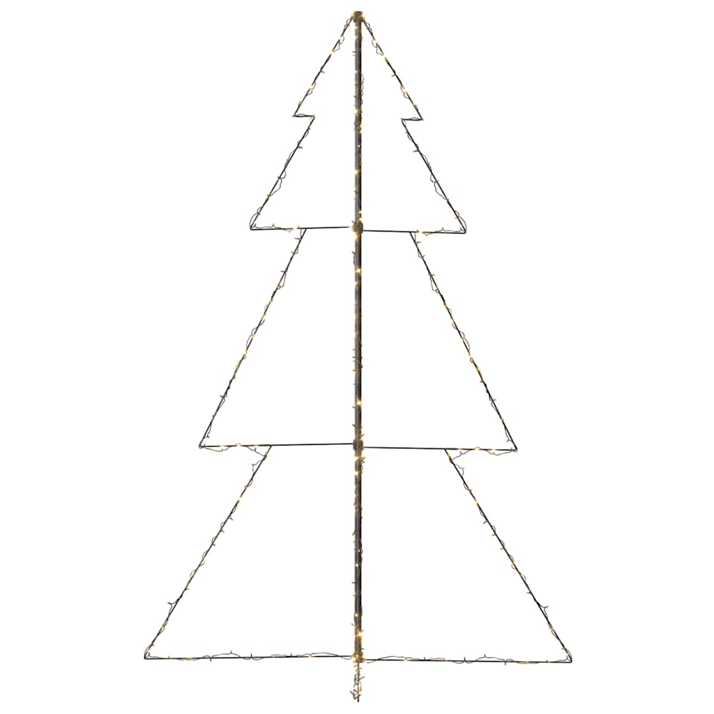Weihnachtsbaum In Kegelform 240 Leds Indoor Outdoor 118X180 Cm Warmweiß