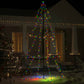 Weihnachtsbaum In Kegelform 240 Leds Indoor Outdoor 118X180 Cm