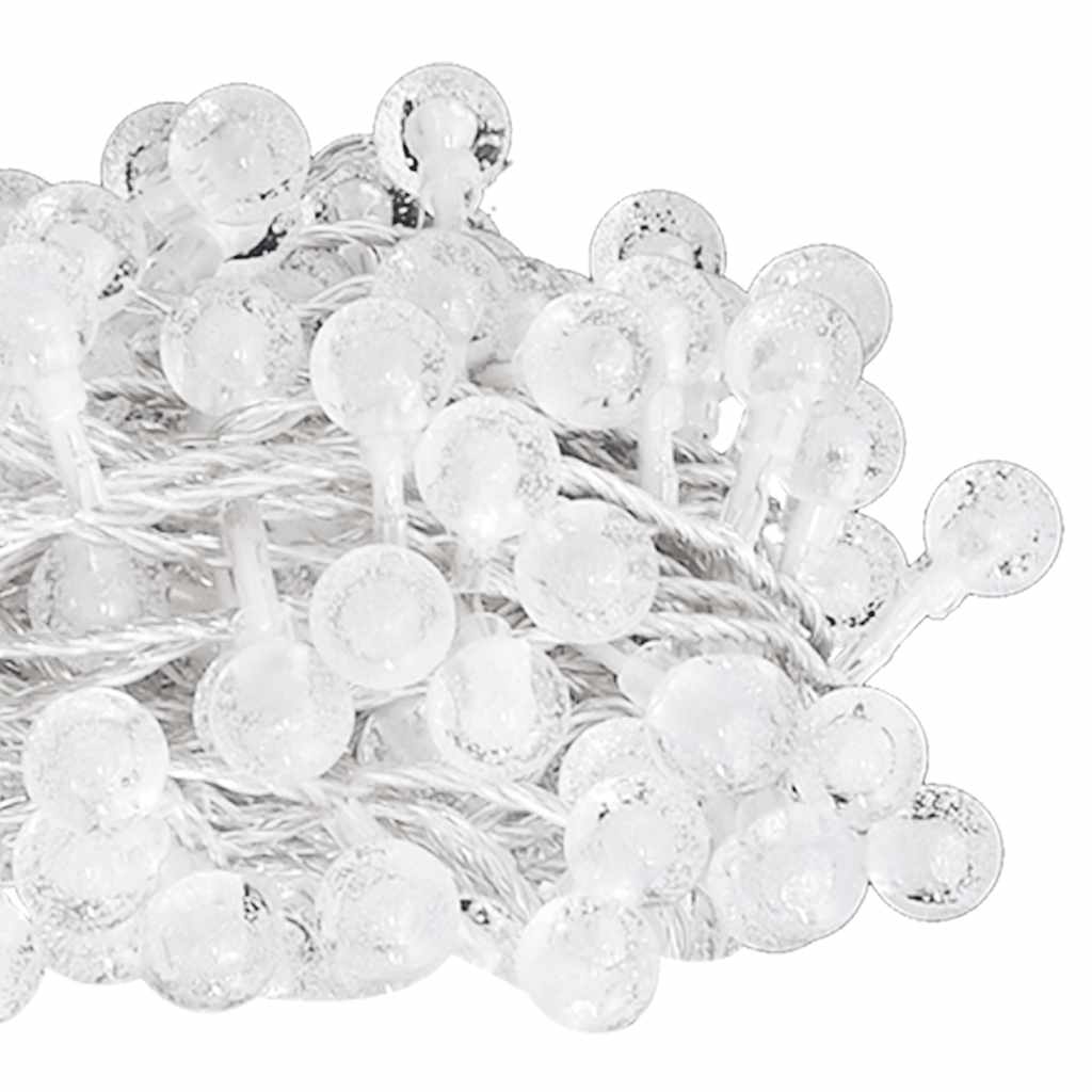 Lichterkette Kugeln 200 Led 8 Funktionen Kaltweiß