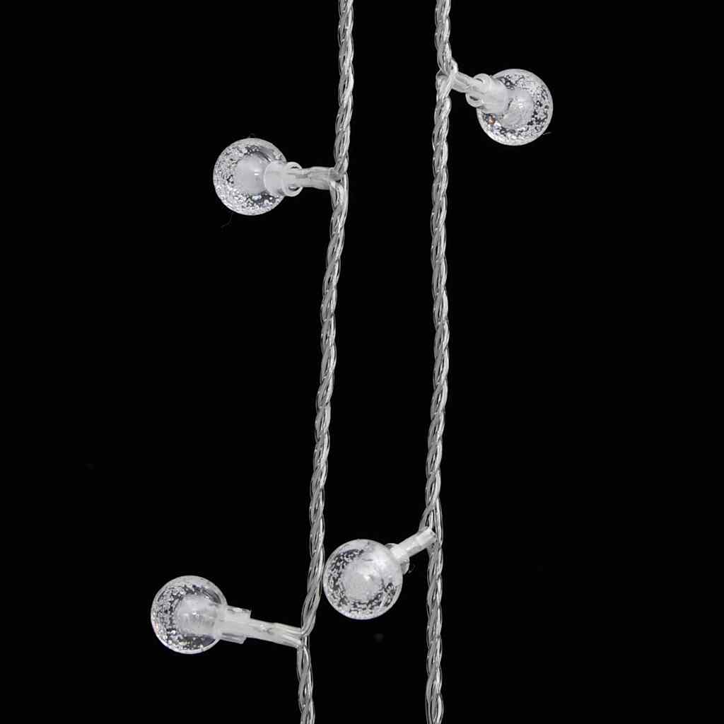 Lichterkette Kugeln 200 Led 8 Funktionen Kaltweiß