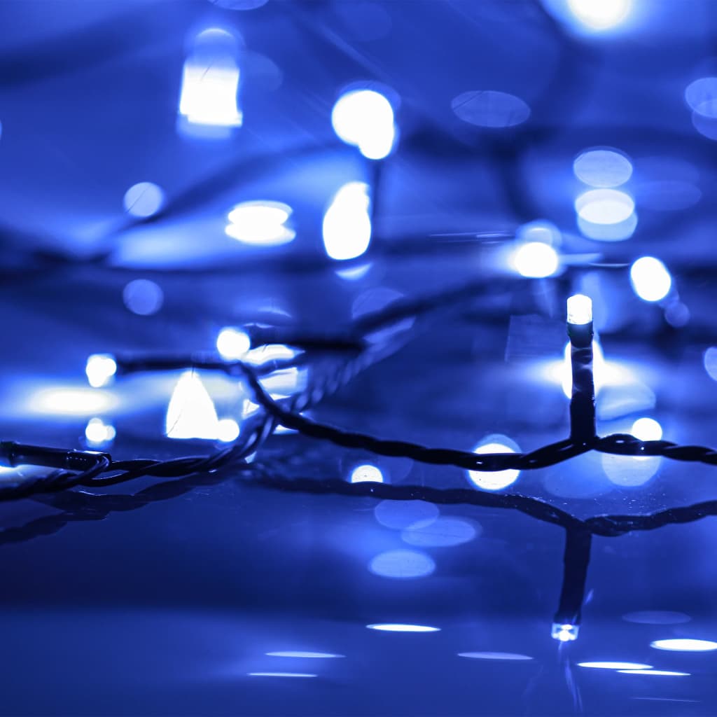 Lichterkette Mit 400 Leds 8 Lichteffekte Blau