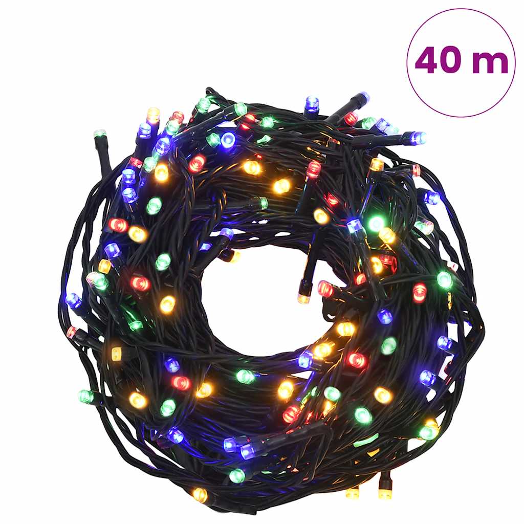 Lichterkette Mit 400 Leds 8 Lichteffekte Mehrfarbig