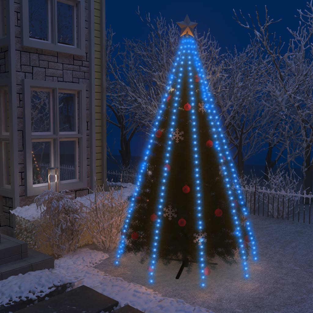 Weihnachtsbaum-Lichternetz Mit 150 Leds Blau