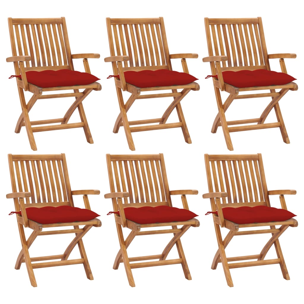 Gartenstühle 2 Stk. Mit En Kissen Massivholz Teak