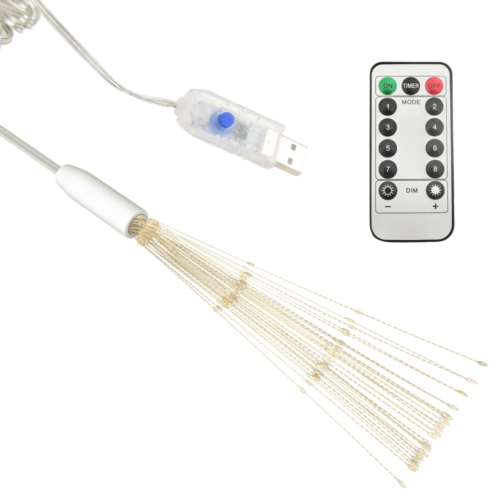 Feuerwerkslicht Weihnachtsdeko 20 Cm 140 Leds