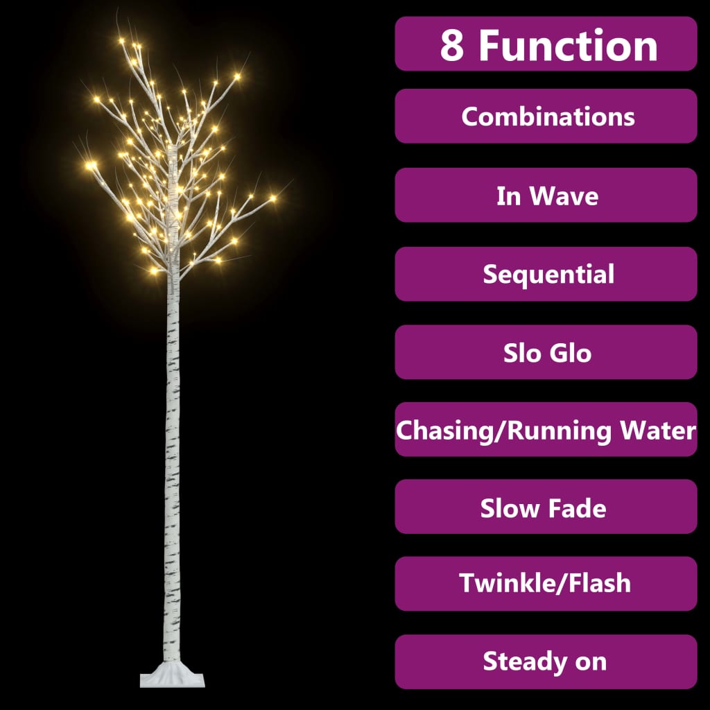 Weihnachtsbaum 200 Leds 2,2 M Indoor Outdoor Warmweiß