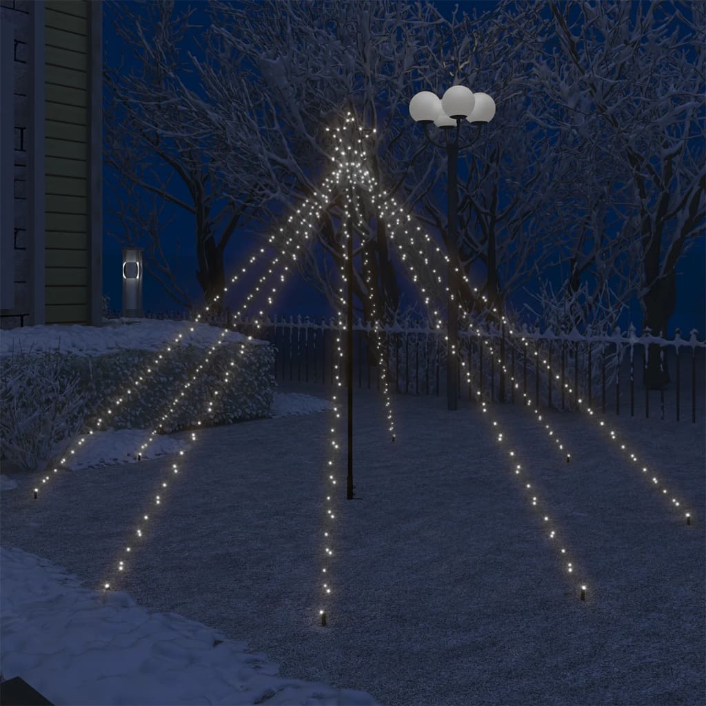 Led Weihnachtsbaum Indoor Outdoor 1300 Leds 8 M Kaltweiß