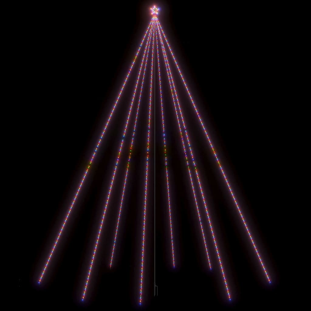 Led Weihnachtsbaum Indoor Outdoor 1300 Leds 8 M Bunt