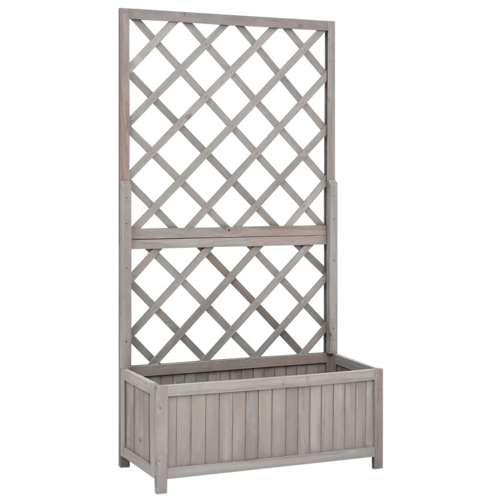 Spalier Mit Blumenkasten Massivholz Tanne