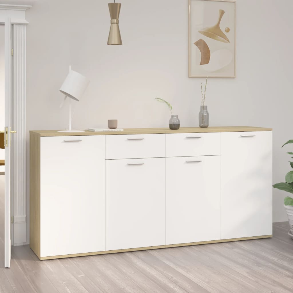 Sideboard 160X36X75 Cm Holzwerkstoff