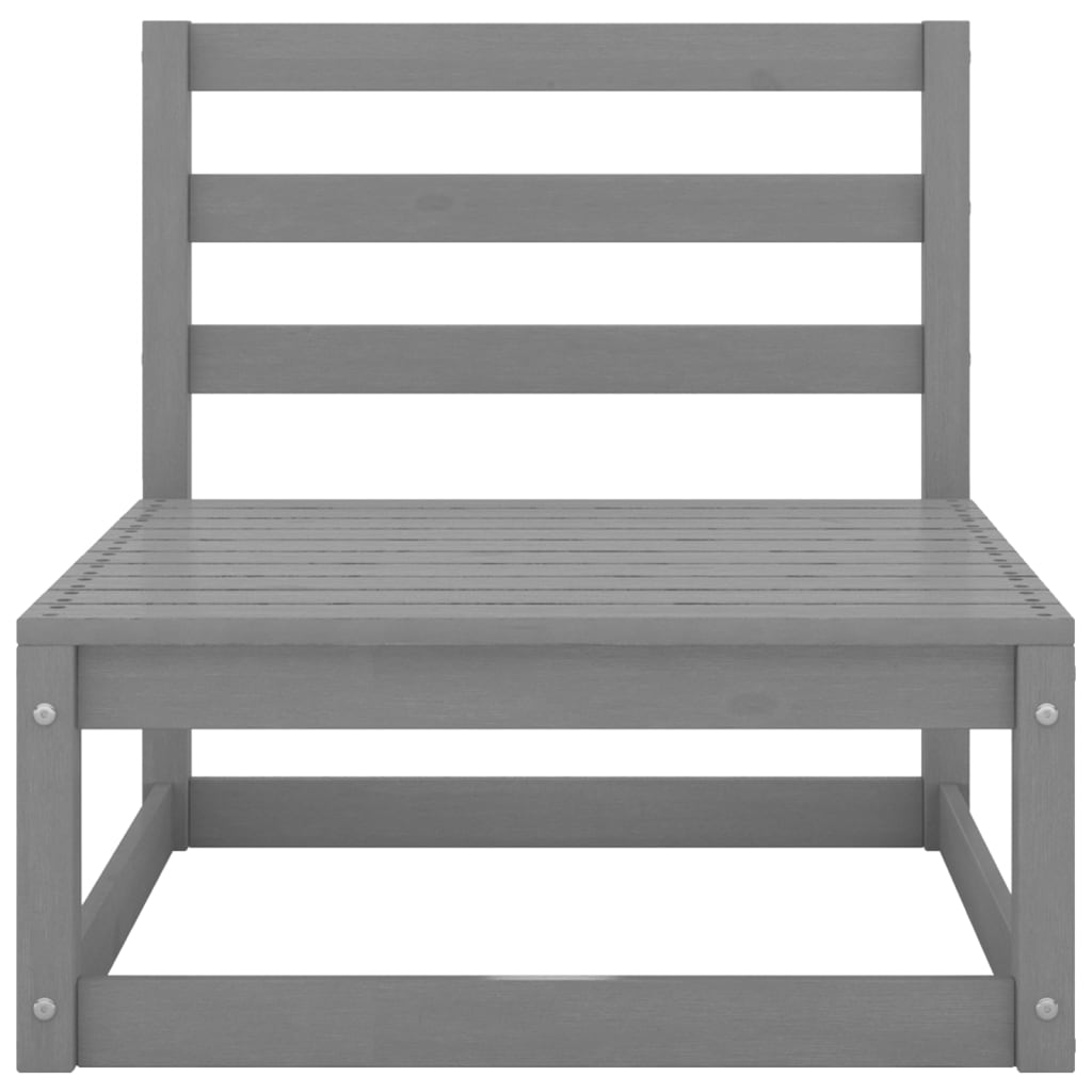 6-Tlg. Garten-Lounge-Set Massivholz Kiefer