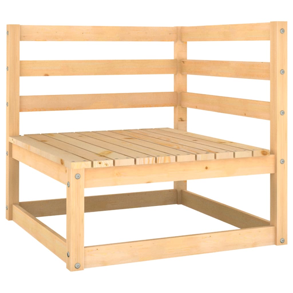8-Tlg. Garten-Lounge-Set Massivholz Kiefer