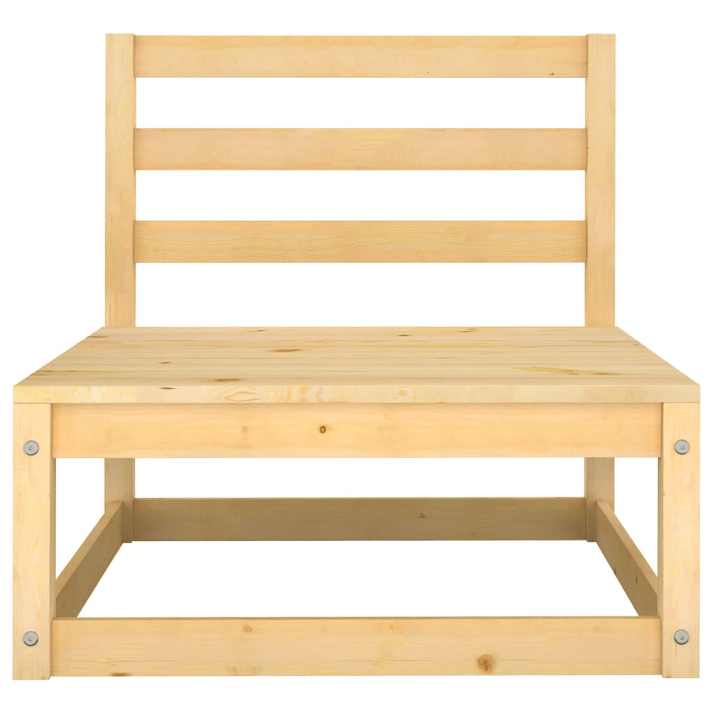 3-Tlg. Garten-Lounge-Set Massivholz Kiefer