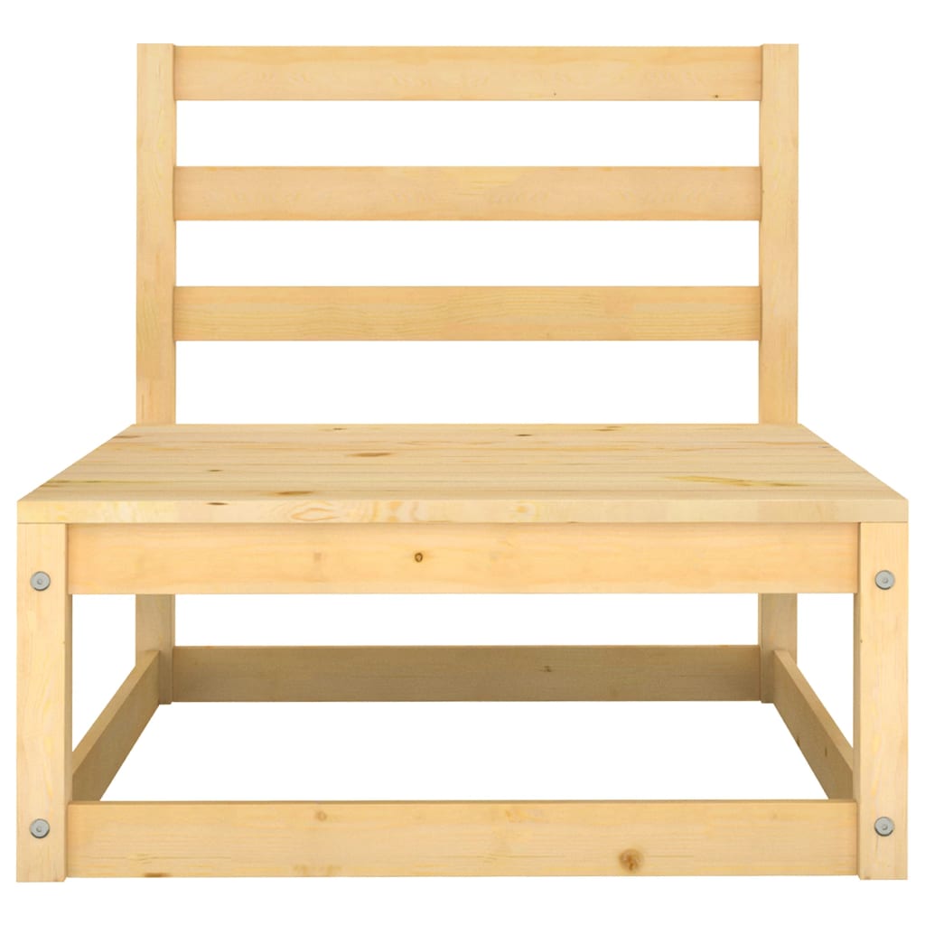 4-Tlg. Garten-Lounge-Set Massivholz Kiefer