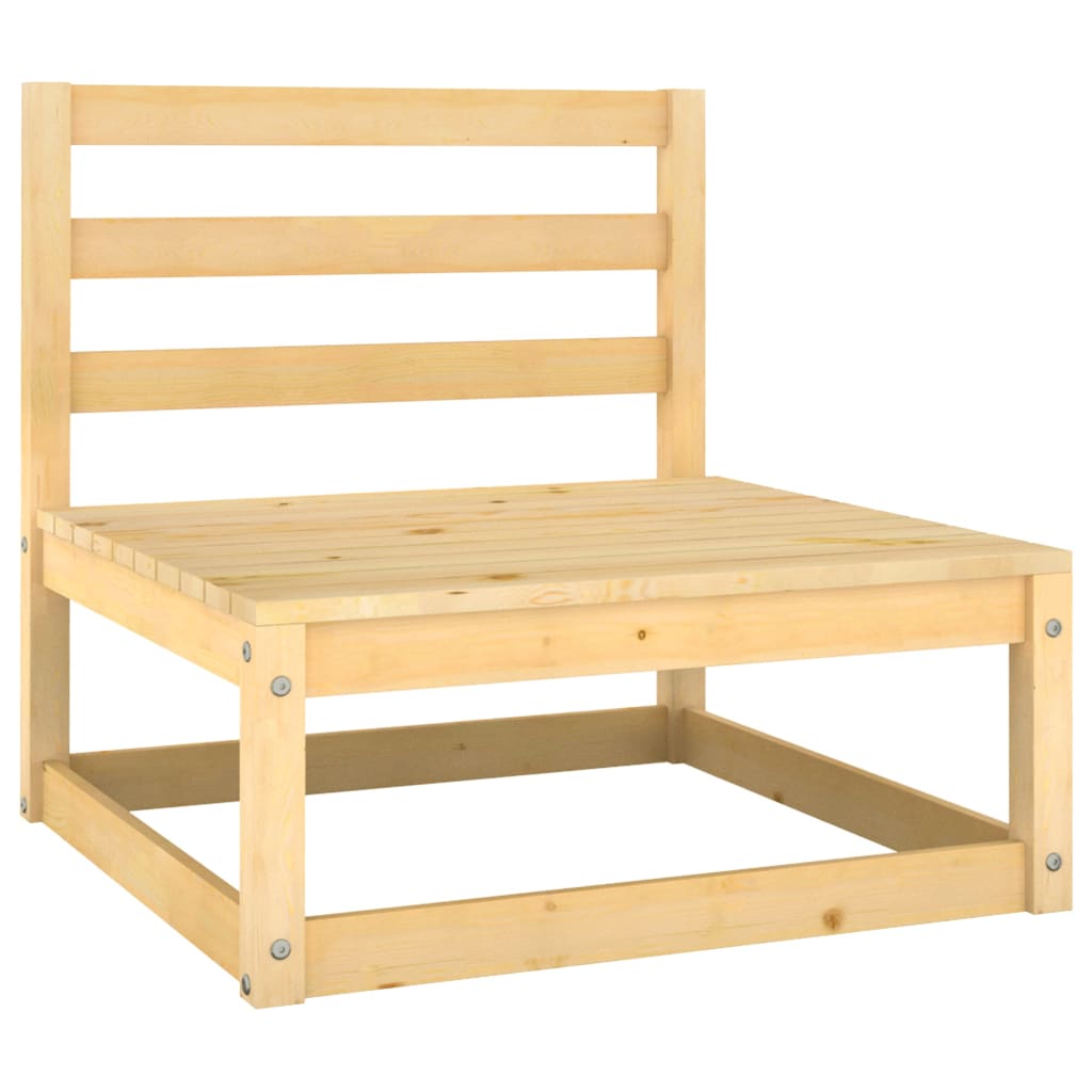 4-Tlg. Garten-Lounge-Set Massivholz Kiefer
