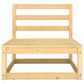 10-Tlg. Garten-Lounge-Set Massivholz Kiefer