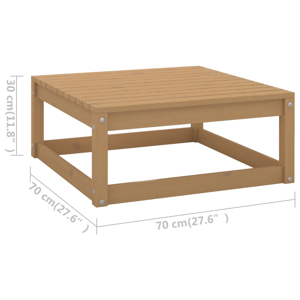 5-Tlg. Garten-Lounge-Set Mit Kissen Kiefer Massivholz