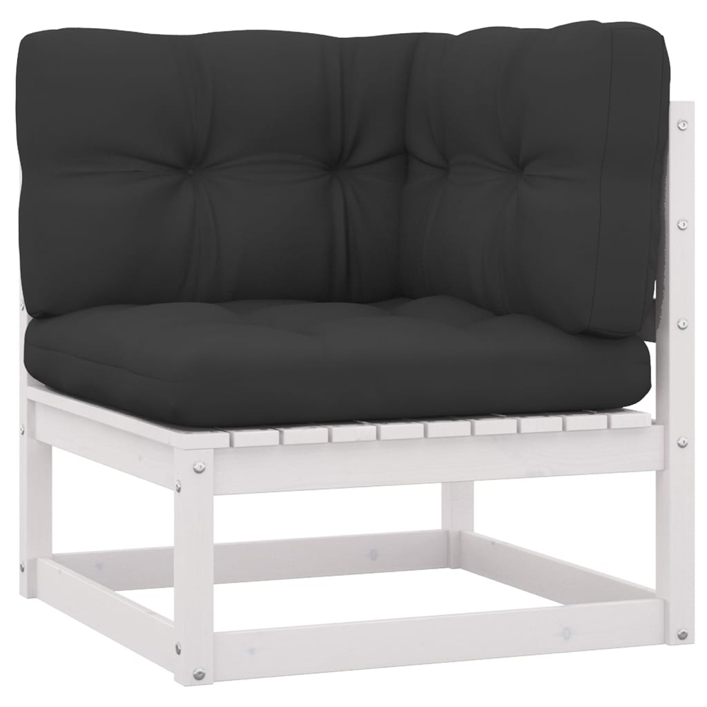 8-Tlg. Garten-Lounge-Set Mit Kissen Kiefer Massivholz