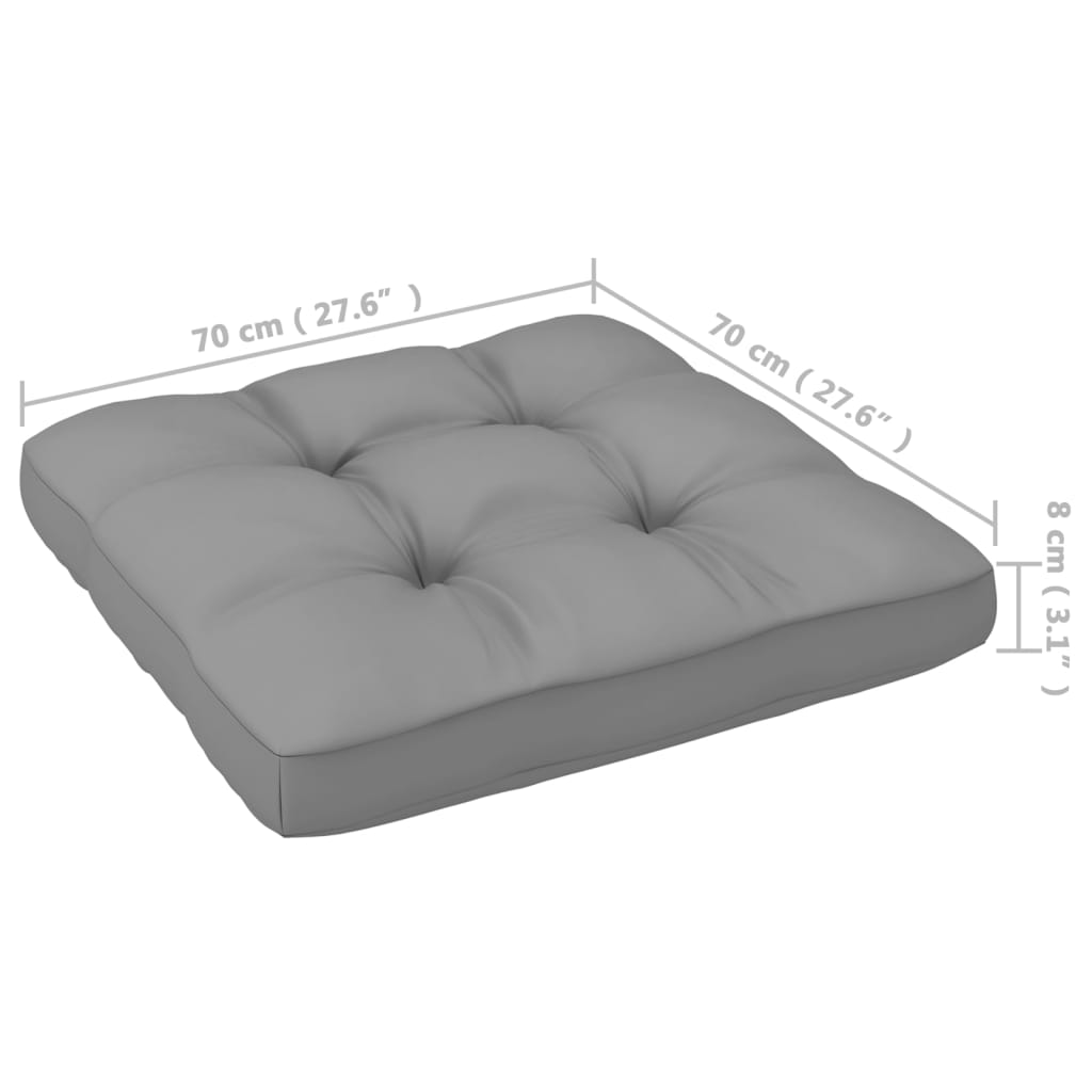 4-Tlg. Garten-Lounge-Set Mit Kissen Kiefer Massivholz