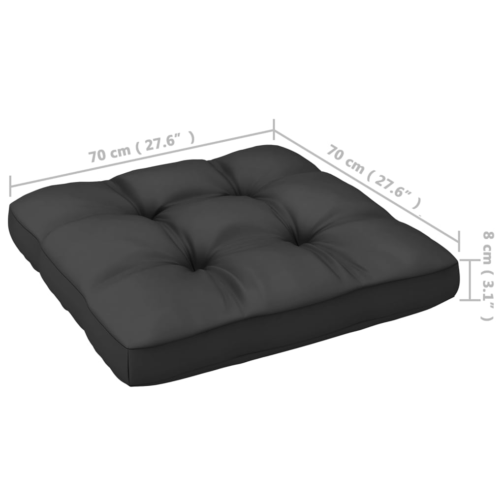 4-Tlg. Garten-Lounge-Set Mit Kissen Kiefer Massivholz