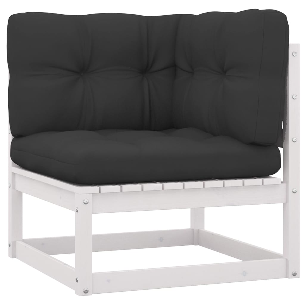 4-Tlg. Garten-Lounge-Set Mit Kissen Kiefer Massivholz