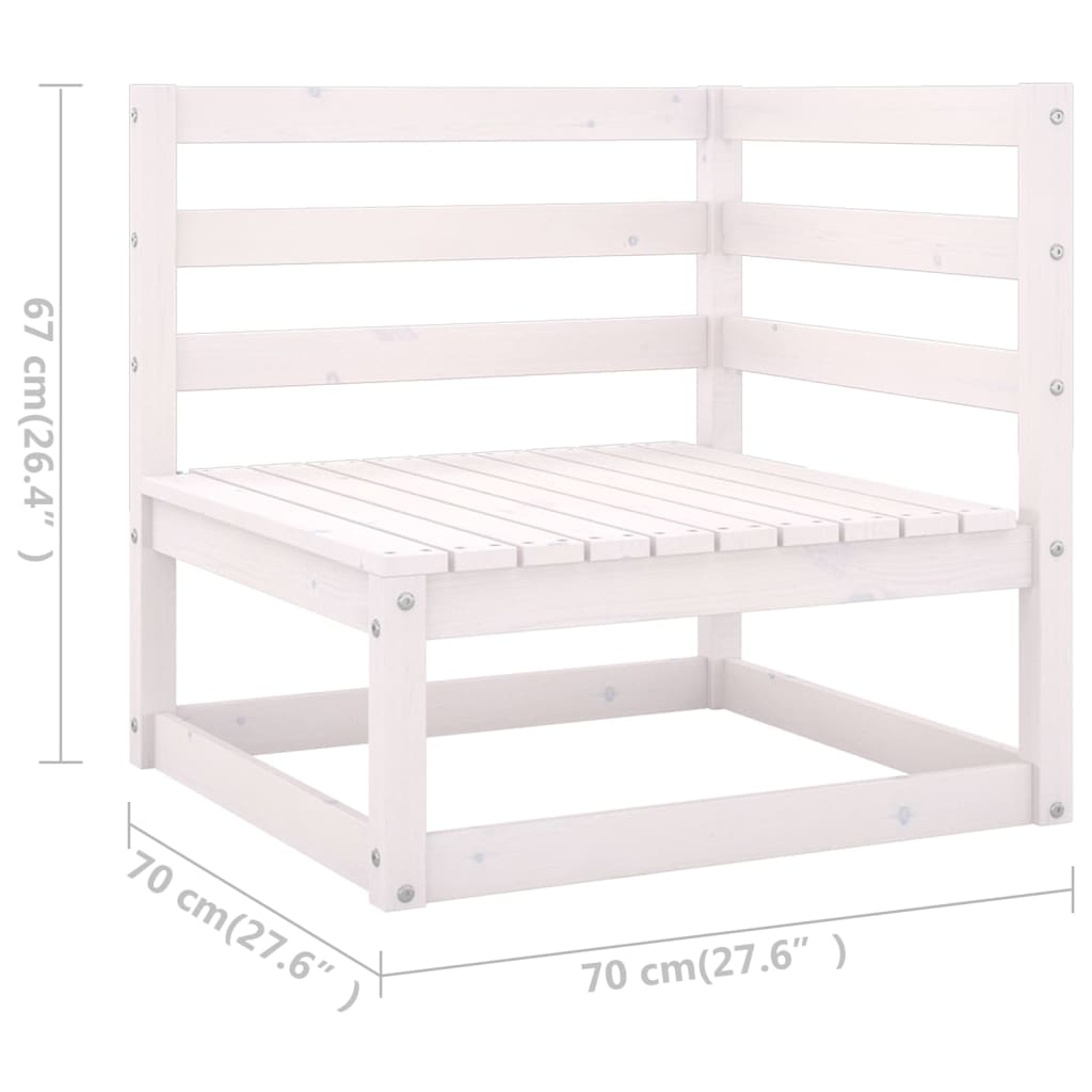 4-Tlg. Garten-Lounge-Set Mit Kissen Kiefer Massivholz
