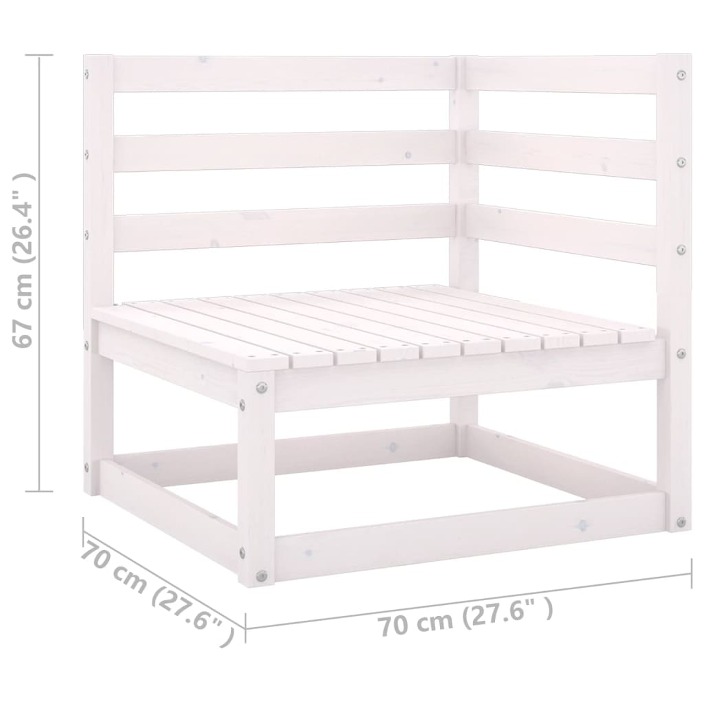 6-Tlg. Garten-Lounge-Set Mit Kissen Kiefer Massivholz