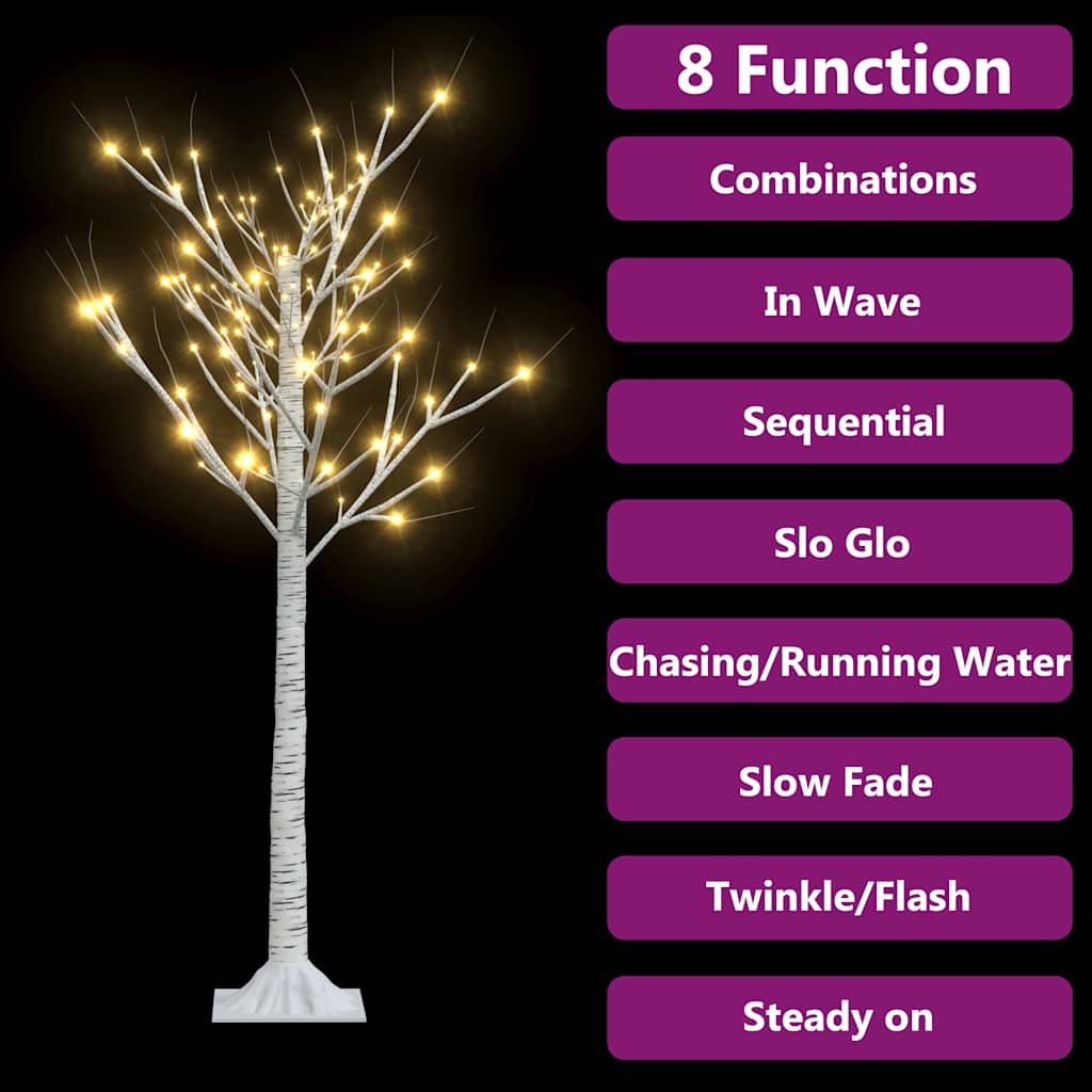 Weihnachtsbaum 128 Leds 1,2 M Indoor Outdoor Warmweiß