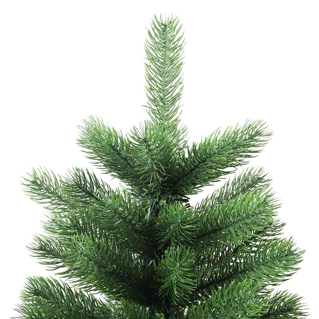 Künstlicher Weihnachtsbaum Mit Beleuchtung & Kugeln 90 Cm Grün Silber