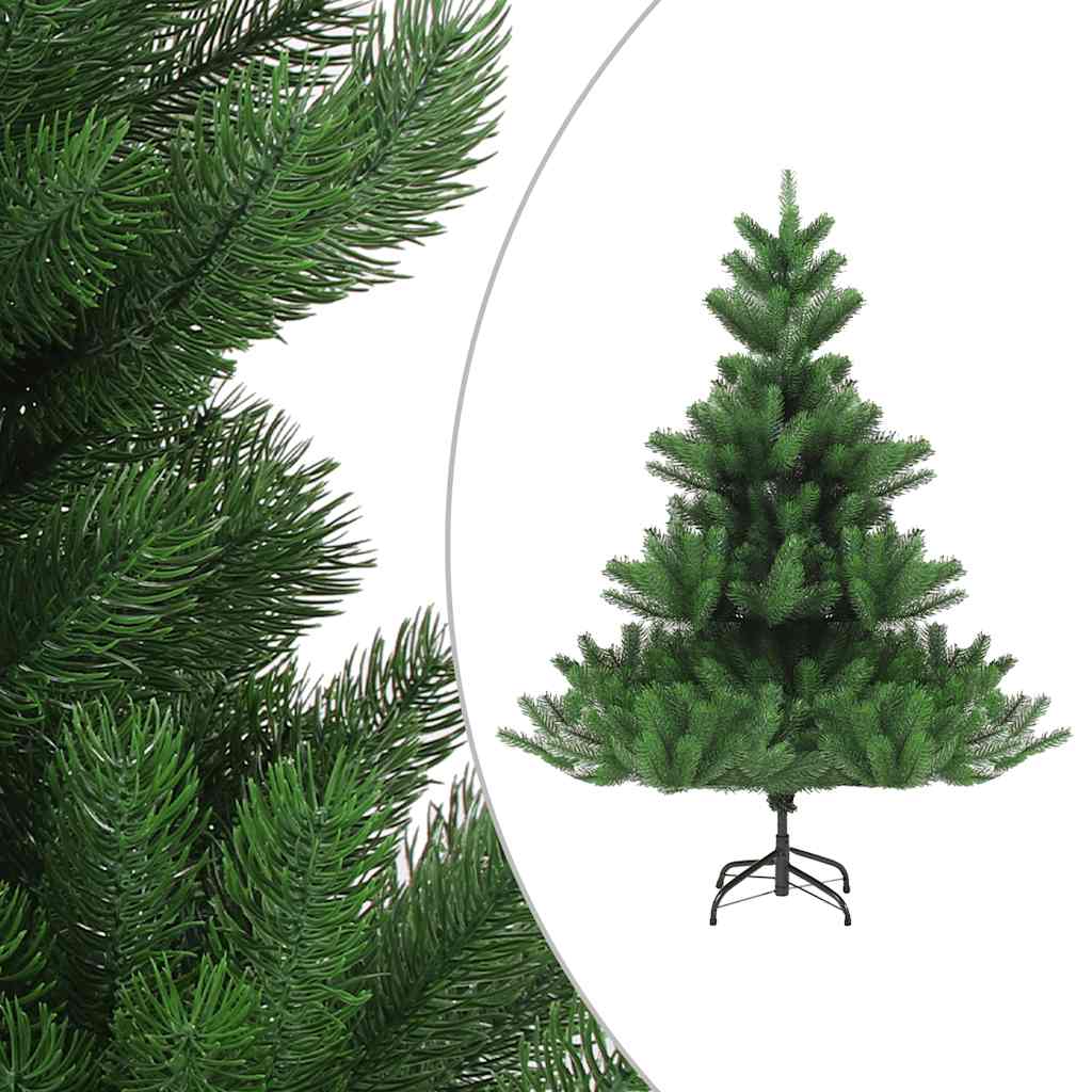 Künstlicher Weihnachtsbaum Nordmann Led & Kugeln Grün 150 Cm Rose
