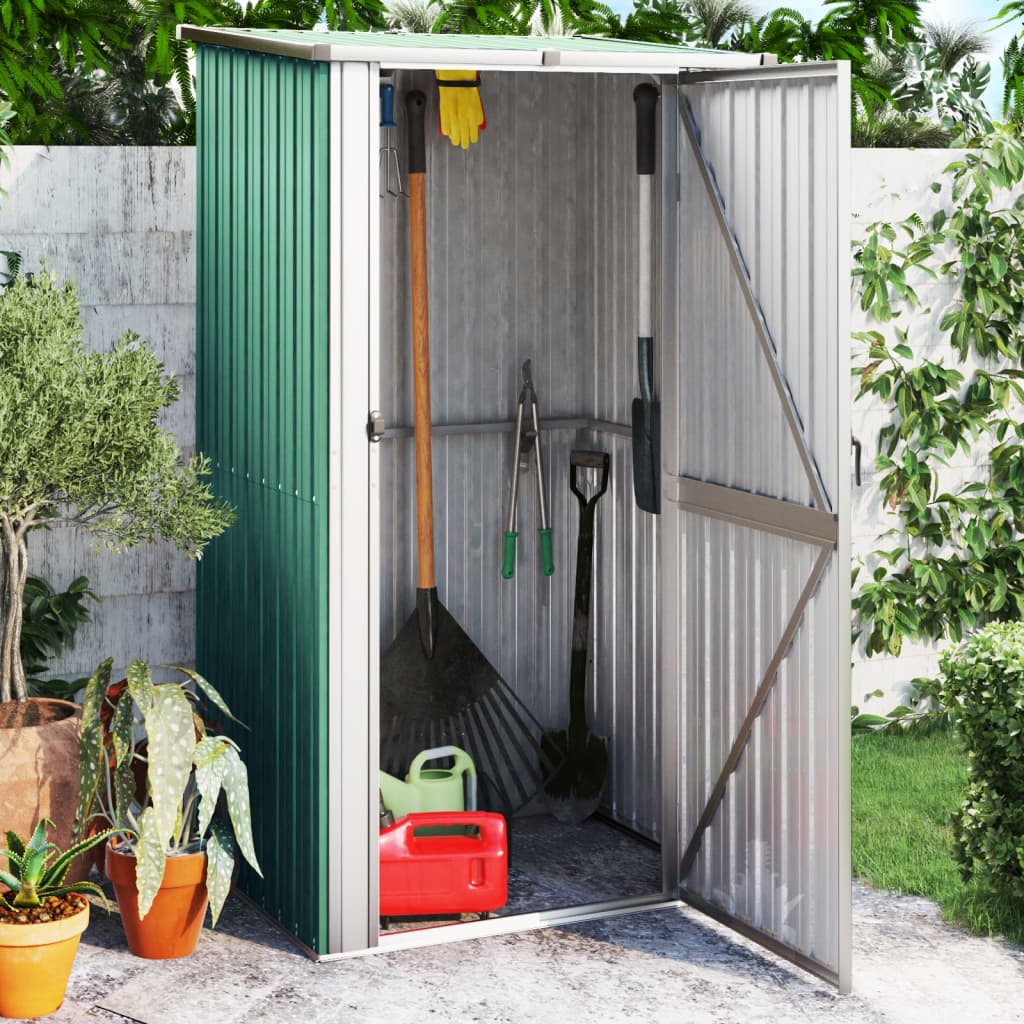 Gartenhaus 118,5X97X209,5 Cm Verzinkter Stahl