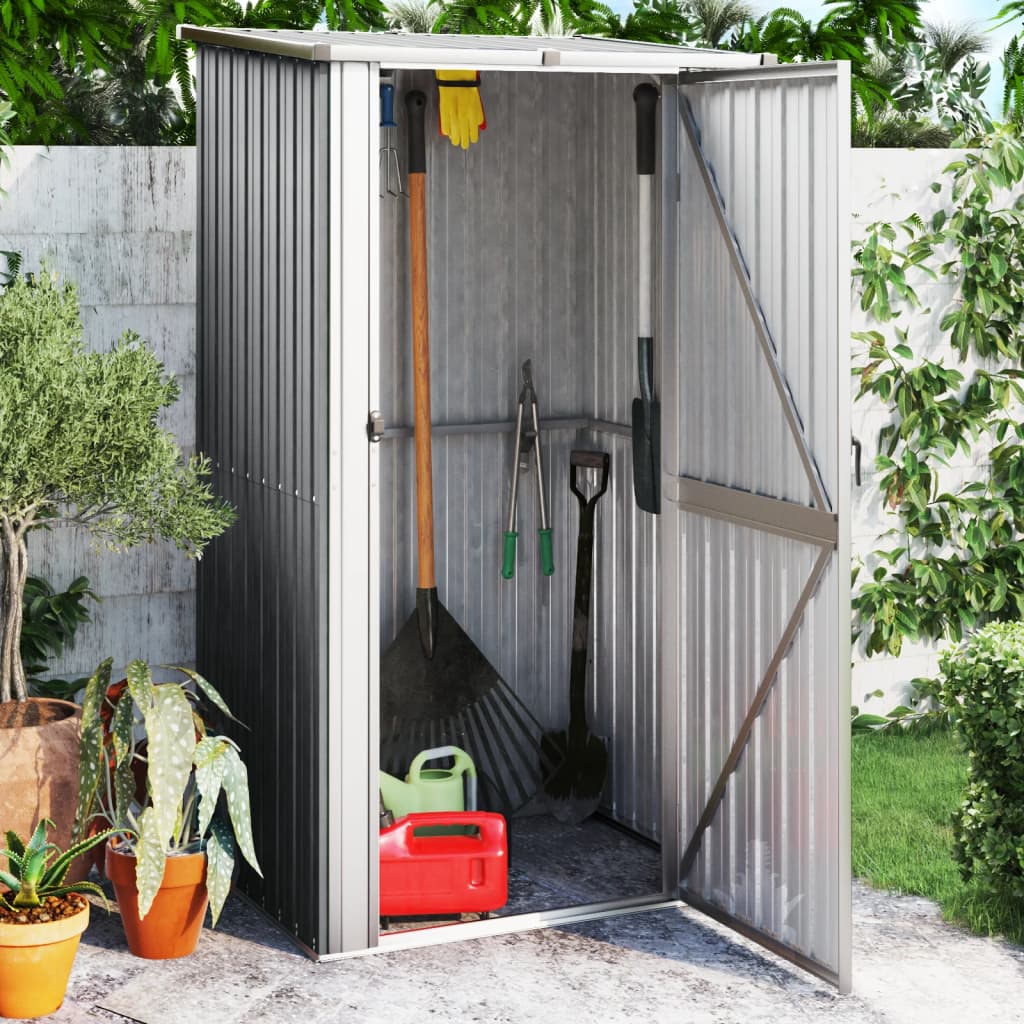 Gartenhaus 118,5X97X209,5 Cm Verzinkter Stahl