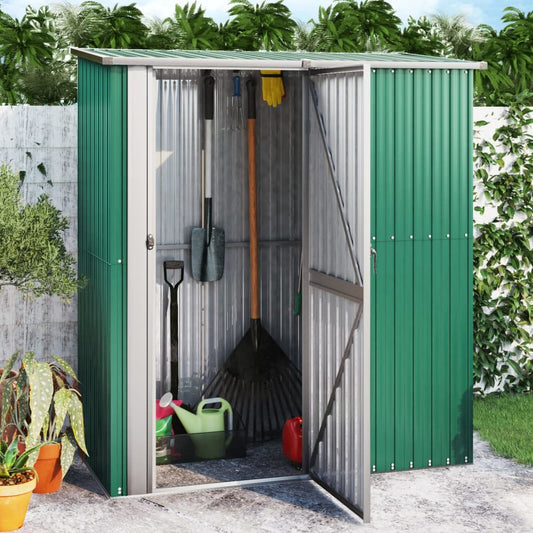Gartenhaus 180,5X97X209,5 Cm Verzinkter Stahl