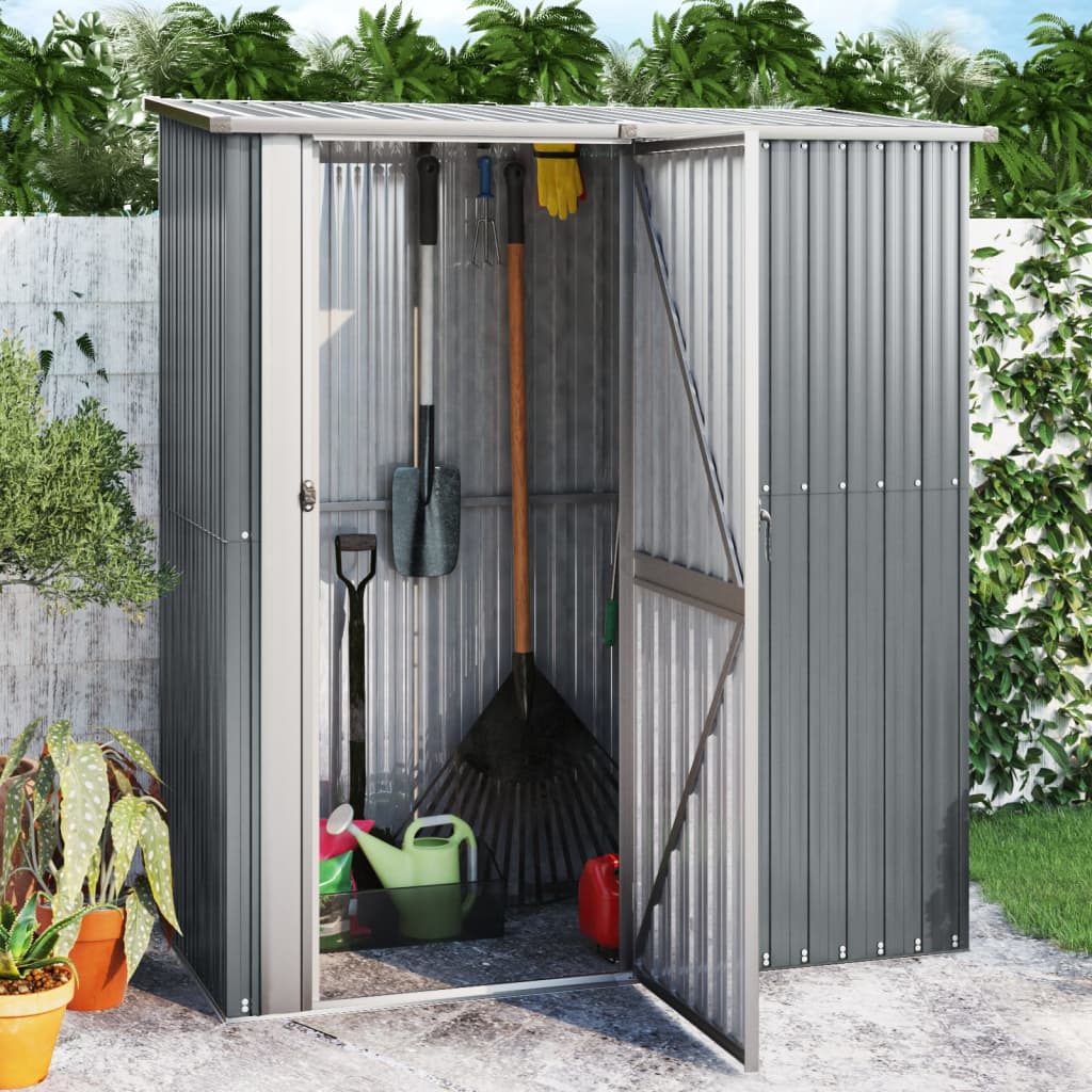 Gartenhaus 180,5X97X209,5 Cm Verzinkter Stahl