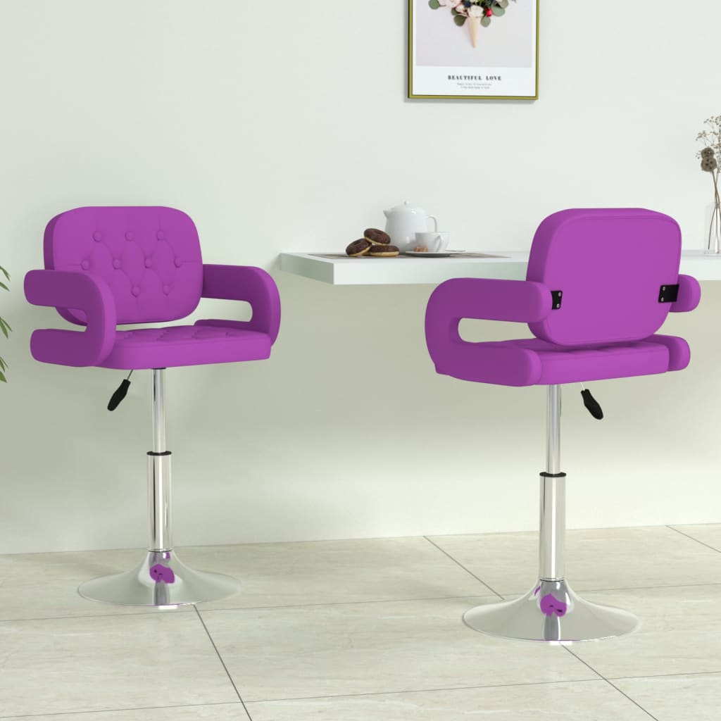 Esszimmerstühle 4 Stk. Drehbar Kunstleder