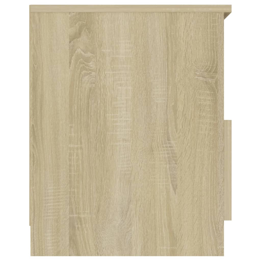 Nachttische 2 Stk. Sonoma-Eiche 40X40X50 Cm Holzwerkstoff