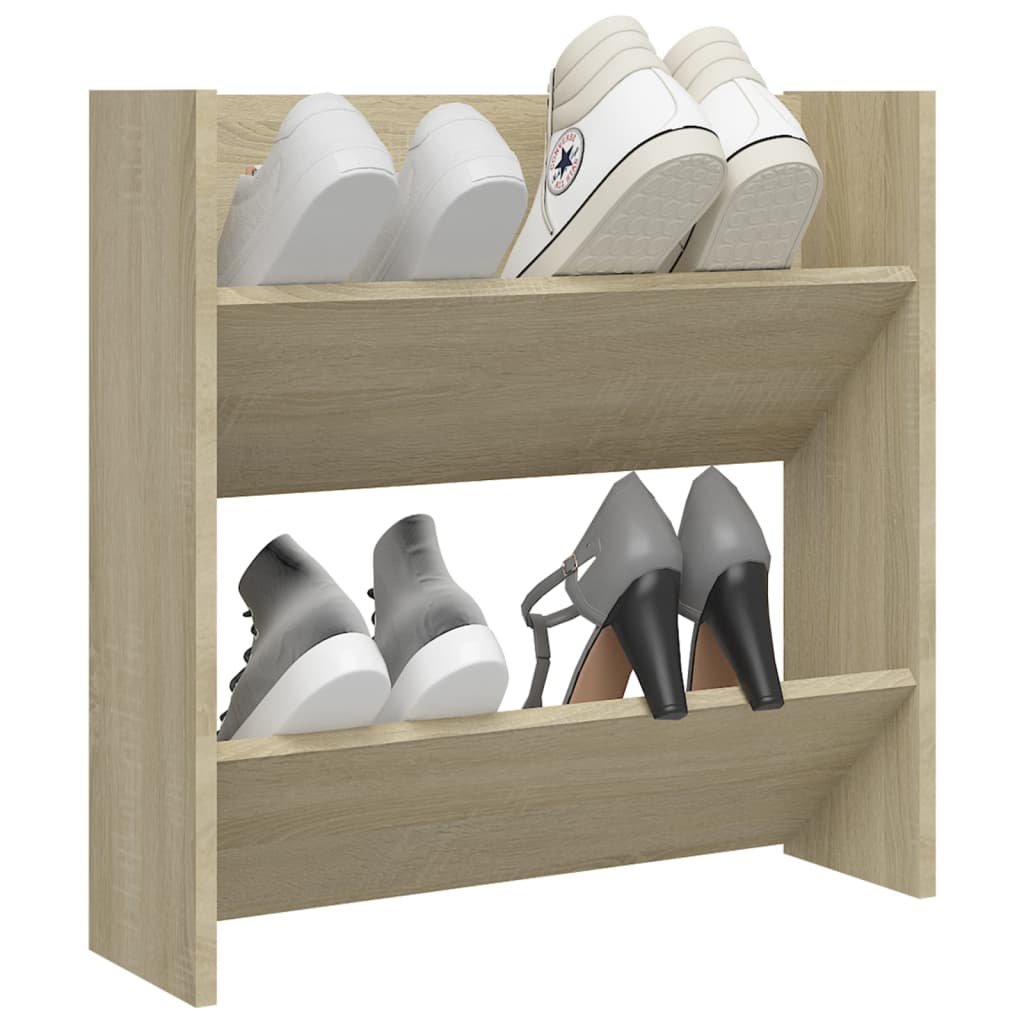 Wand-Schuhschrank Sonoma-Eiche Holzwerkstoff Sonoma Eiche