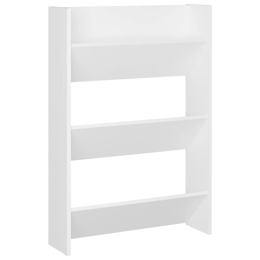 Wand-Schuhschrank Holzwerkstoff Weiß
