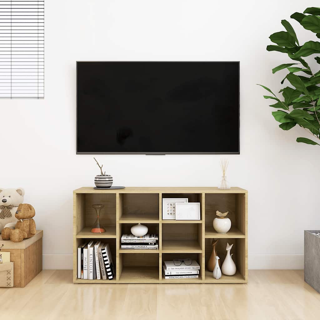 Schuhbank Sonoma-Eiche 103X30X55 Cm Holzwerkstoff Sonoma Eiche