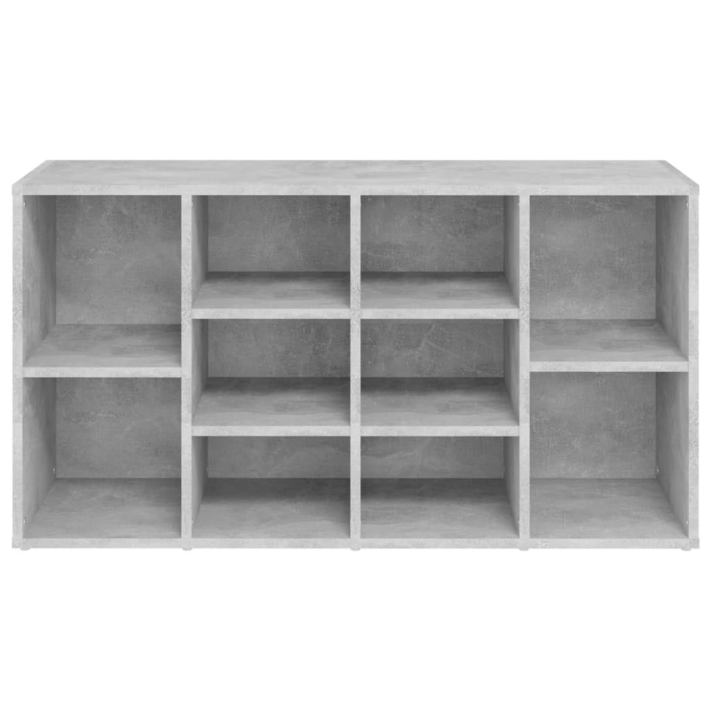 Schuhbank 103X30X55 Cm Holzwerkstoff Betongrau