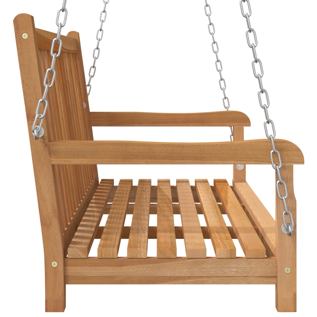 Hollywoodschaukel Massivholz Teak