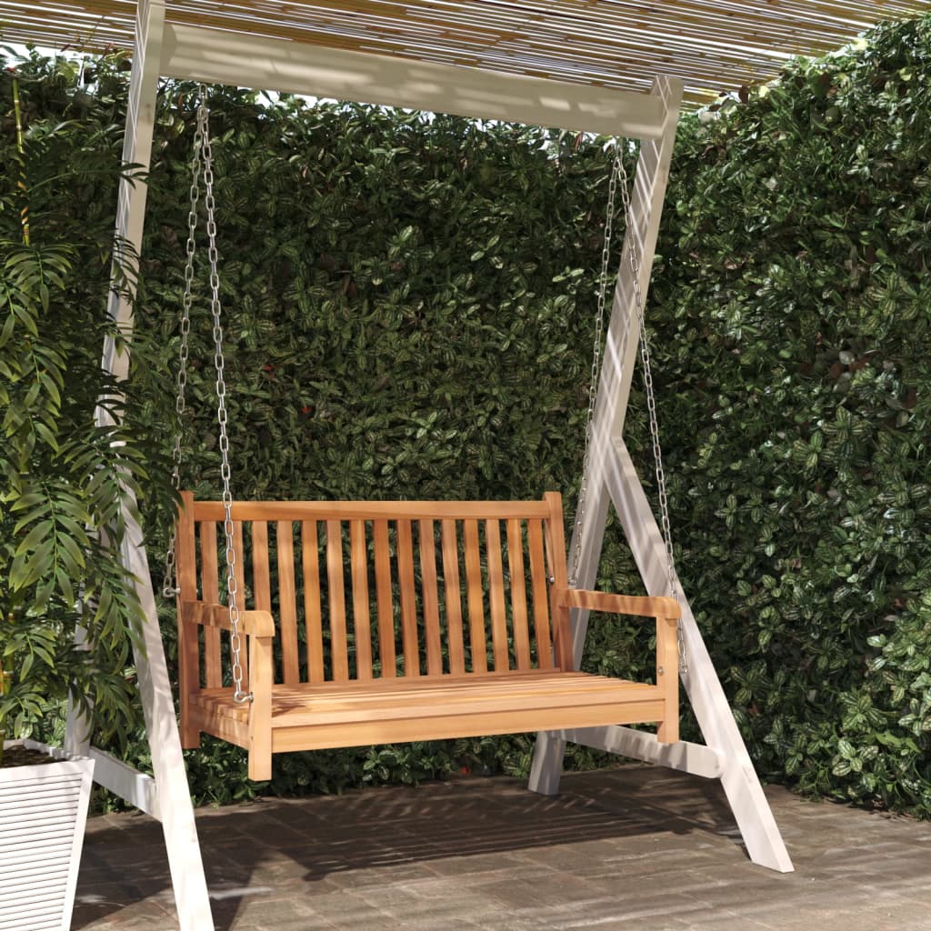Hollywoodschaukel Massivholz Teak