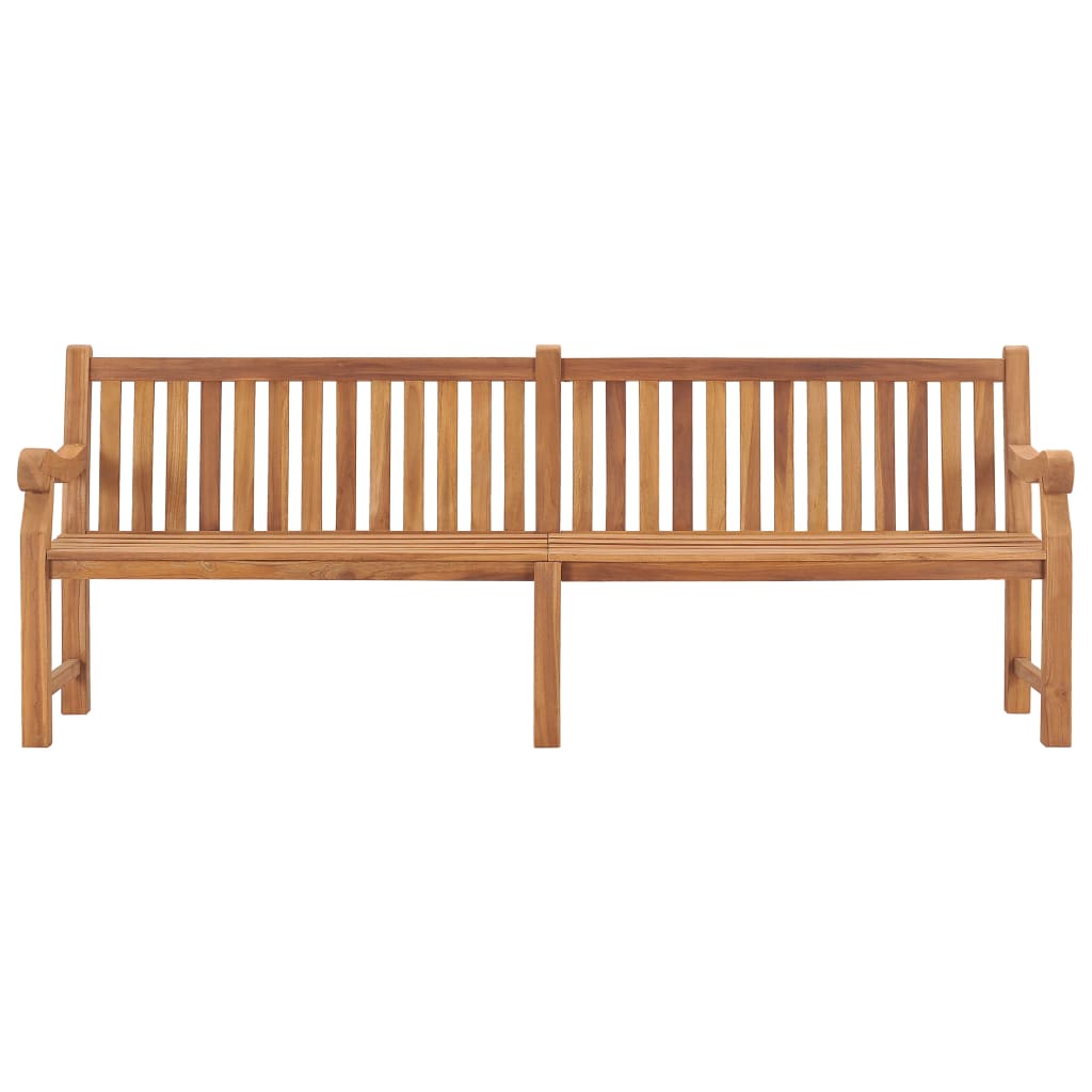 Gartenbank 228 Cm Massivholz Teak