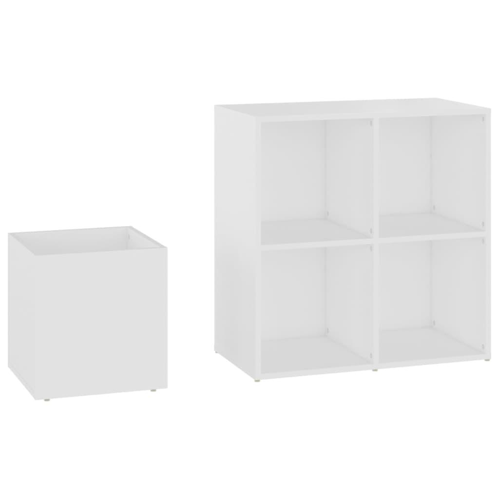 Flur-Schuhschrank 105X35,5X70 Cm Holzwerkstoff Weiß
