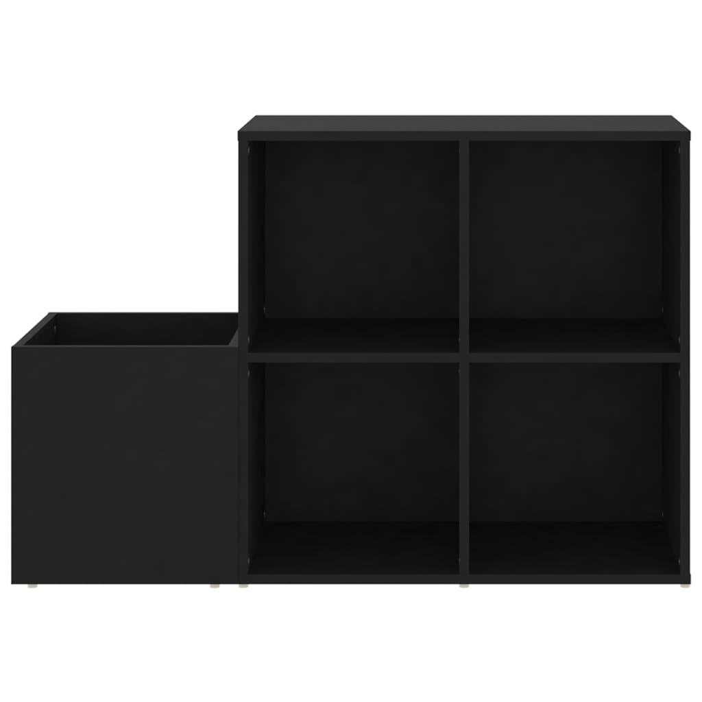 Flur-Schuhschrank 105X35,5X70 Cm Holzwerkstoff Schwarz
