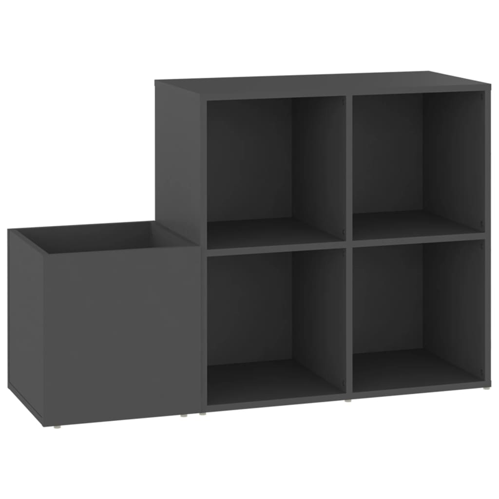 Flur-Schuhschrank 105X35,5X70 Cm Holzwerkstoff Grau