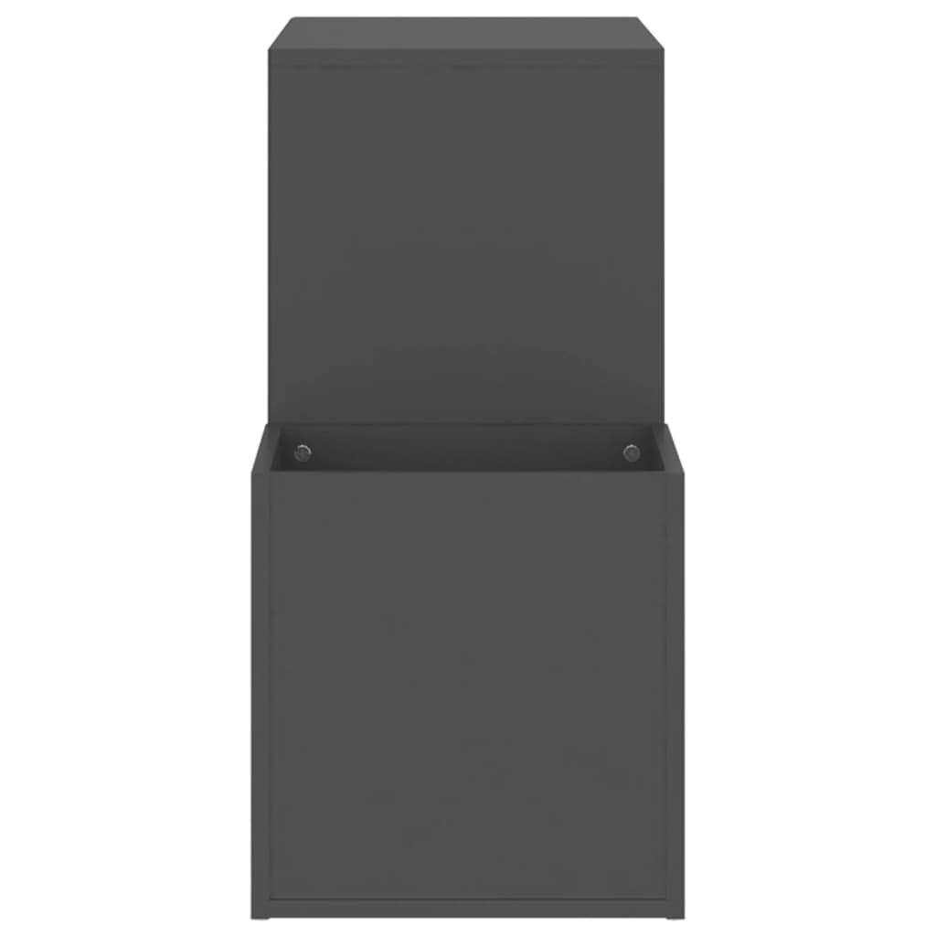 Flur-Schuhschrank 105X35,5X70 Cm Holzwerkstoff Grau