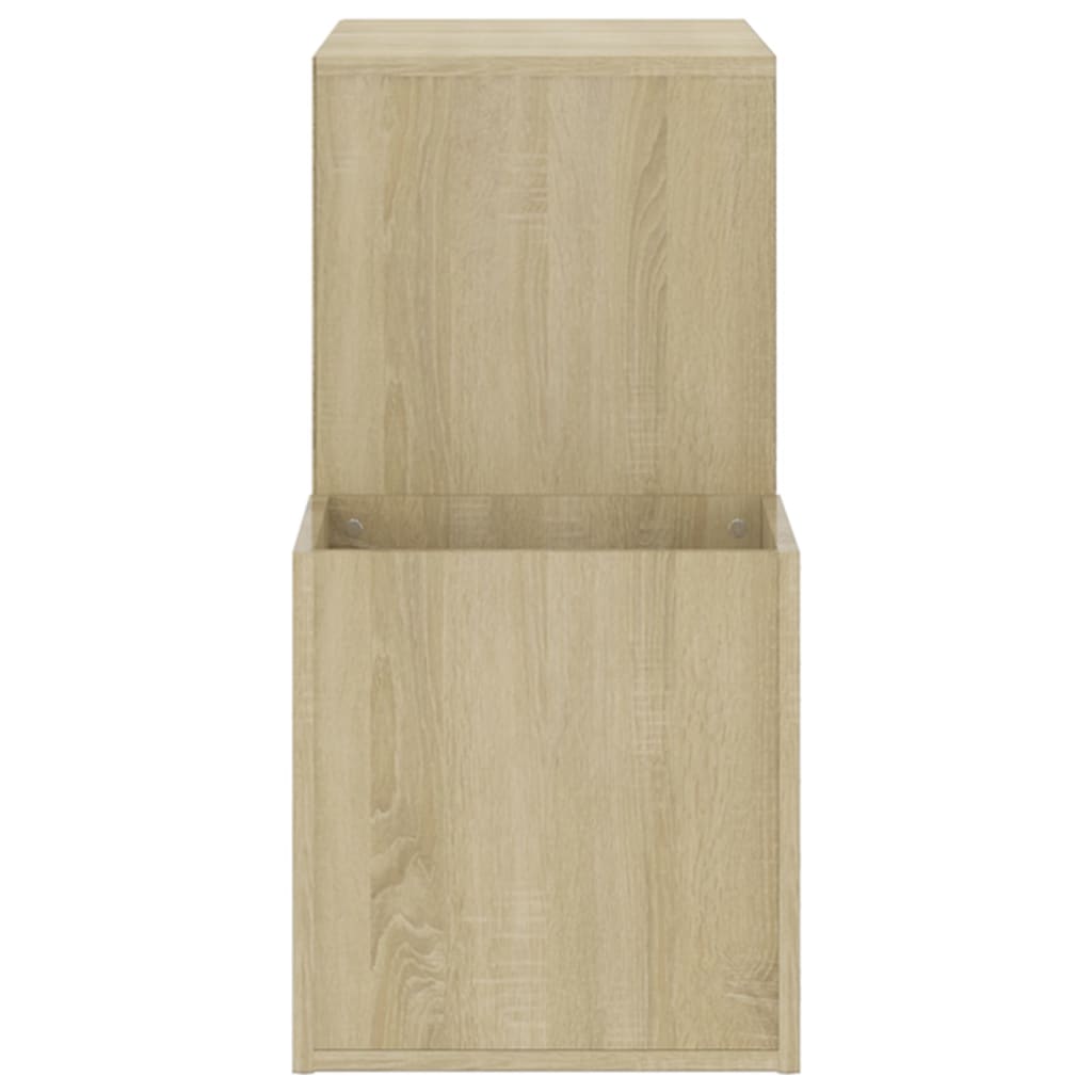 Flur-Schuhschrank 105X35,5X70 Cm Holzwerkstoff Sonoma Eiche