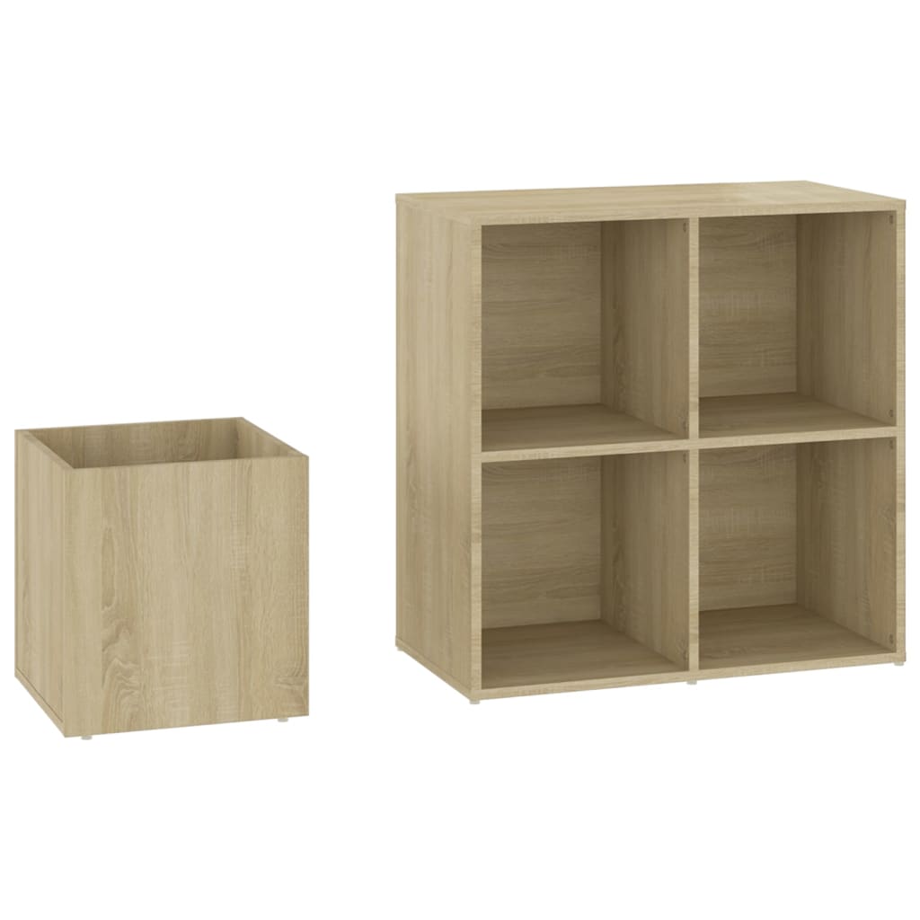 Flur-Schuhschrank 105X35,5X70 Cm Holzwerkstoff Sonoma Eiche
